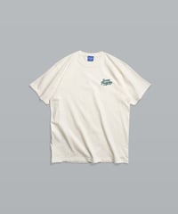 Heritage Logo Embroidery Tee / Ivory × Green