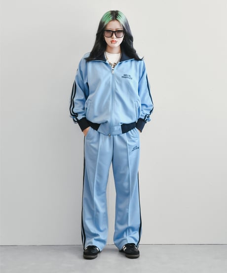 Hype Logo Track Pants / Sax × Navy