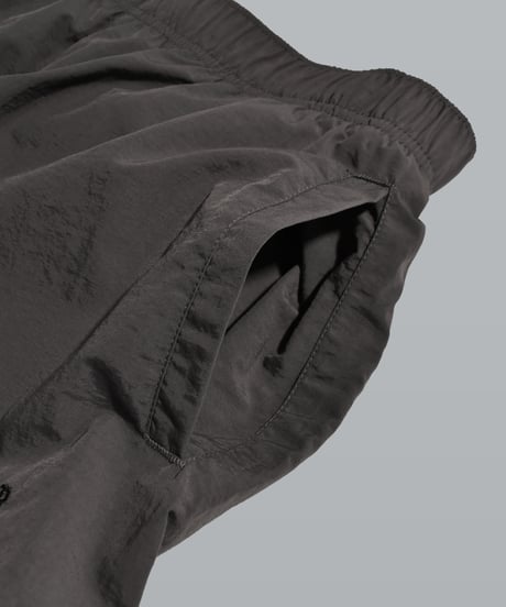 Alpha Logo Nylon Pants / Charcoal