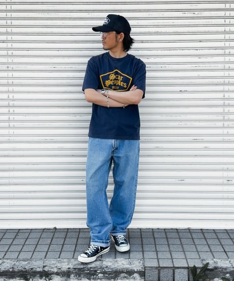 Alpha Shield Fade Tee / Fade Navy
