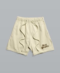 Alpha Logo Premium Sweat Shorts / Apricot