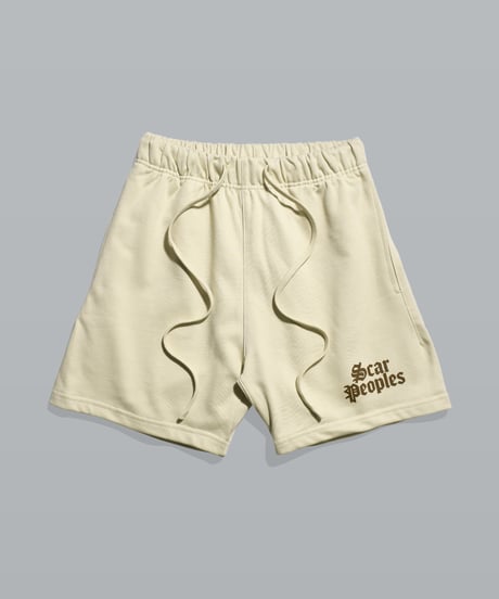 Alpha Logo Premium Sweat Shorts / Apricot