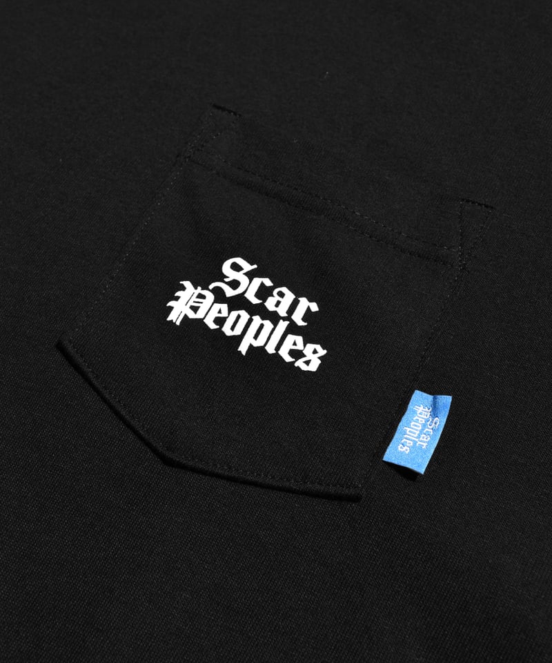 Basic Logo Pocket Tee / Black | Youthful Scar P