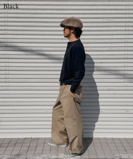 Pigment Henley Neck Thermal Long Sleeve Tee