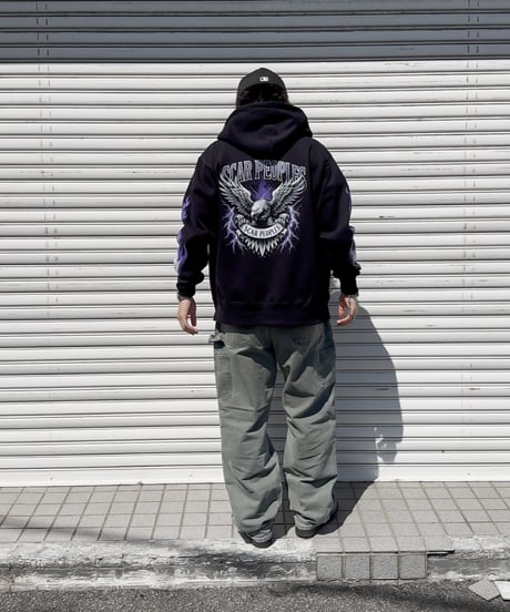 Eagle Flame Zip Hoodie