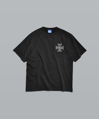 Vintage Cross Fade Tee / Fade Black