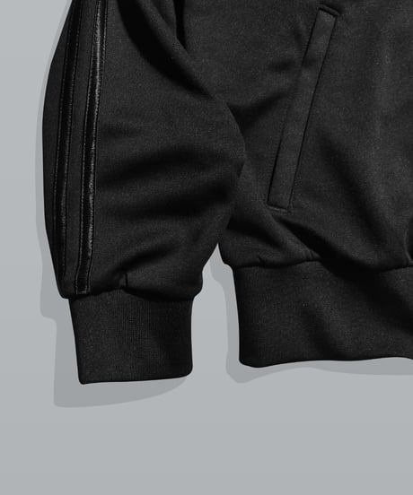 Hype Logo Track Jacket / Black × Black