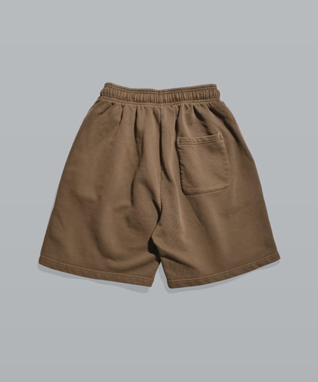 Vintage Cross Fade Sweat Shorts / Fade Brown