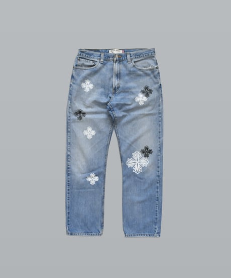 Remake Denim Pants（【RUPTIVEY】painted remake denim pants