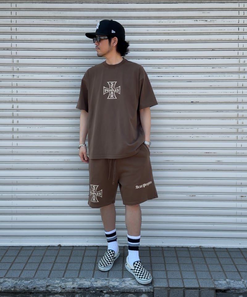 Vintage Cross Fade Tee / Fade Brown | Youthful