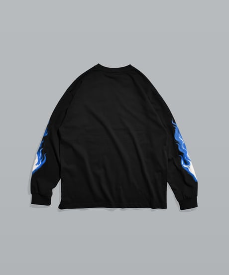 Skull Flame Long Sleeve Tee