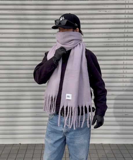 Volume Fringe Scarf