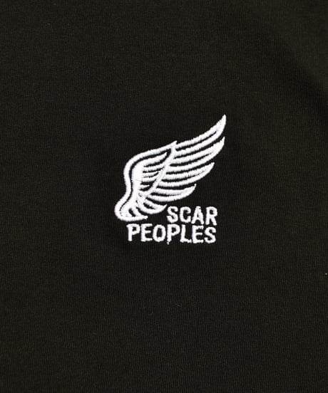 Wing Logo Embroidery Tee / Black