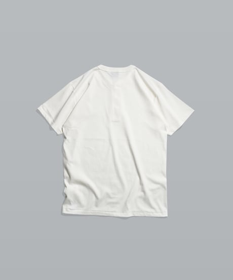 Henley neck Tee / Vintage White