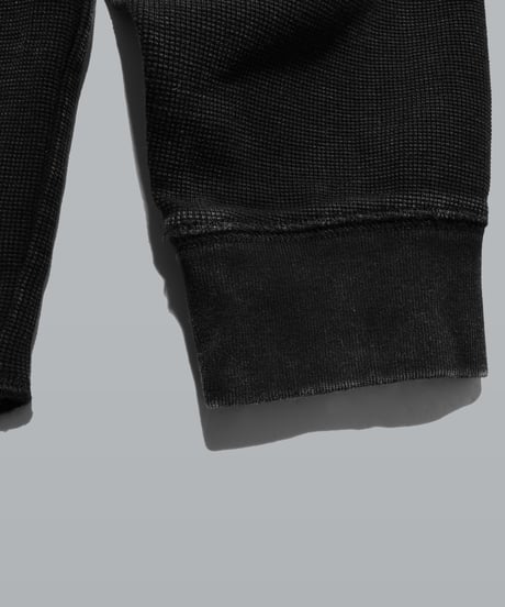 Pigment Henley Neck Thermal Long Sleeve Tee