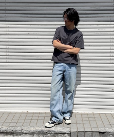 Essential Box Tee / Charcoal