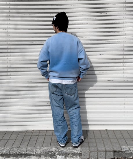 Vintage Hue Crewneck Sweat / Blue