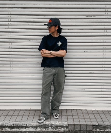Blossom Cross Box Tee / Black