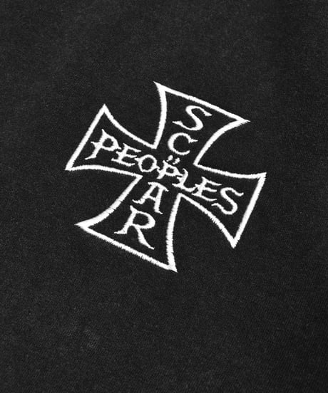 Vintage Cross Fade Tee / Fade Black