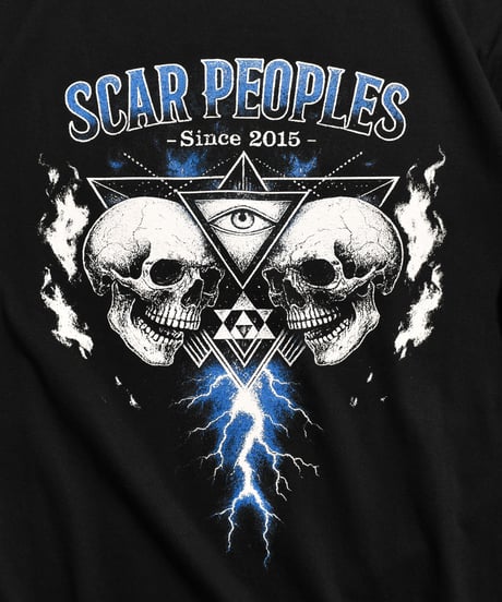 Skull Flame Long Sleeve Tee