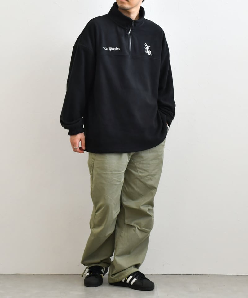 Fleece Half zip Pullover | Youthful Scar Peoples