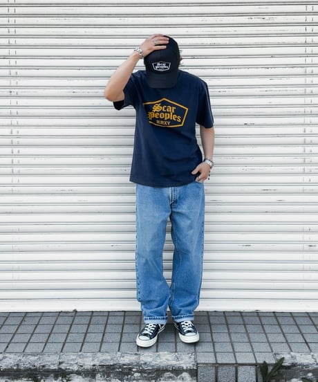 Alpha Shield Fade Tee / Fade Navy