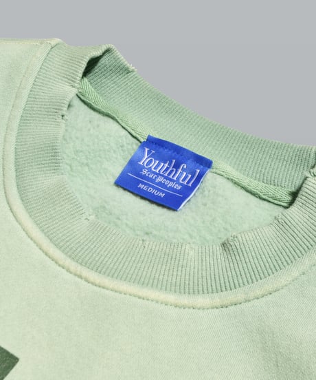 Vintage Hue Crewneck Sweat / Green