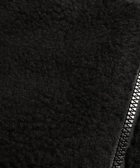 Basic Boa Hooded Jacket / Black