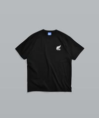 Wing Logo Embroidery Tee / Black