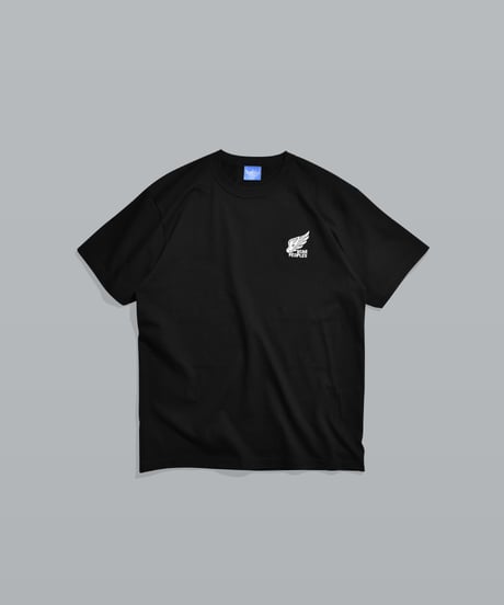 Wing Logo Embroidery Tee / Black