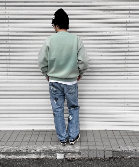 Vintage Hue Crewneck Sweat / Green