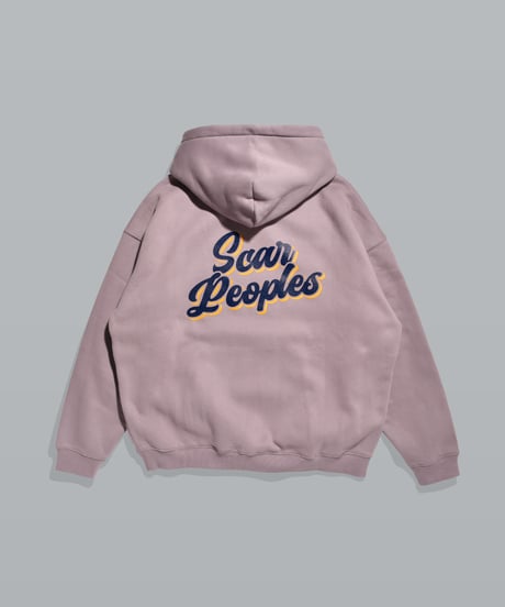 Shadow Logo Hoodie / Dark Purple