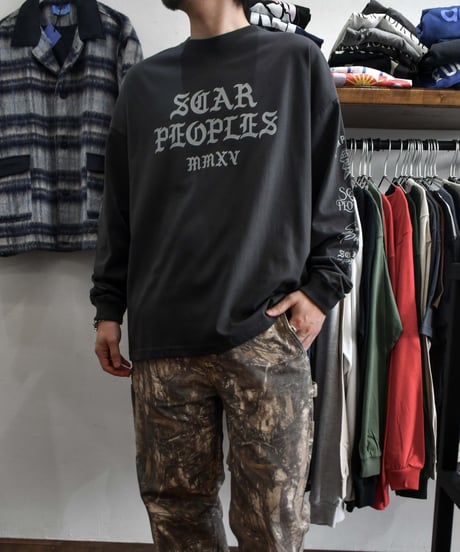 Multi Logo Long Sleeve Tee / Sumi Black