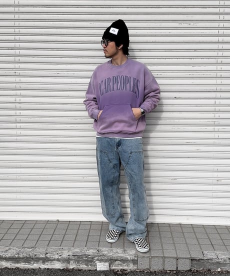 Vintage Hue Crewneck Sweat / Purple