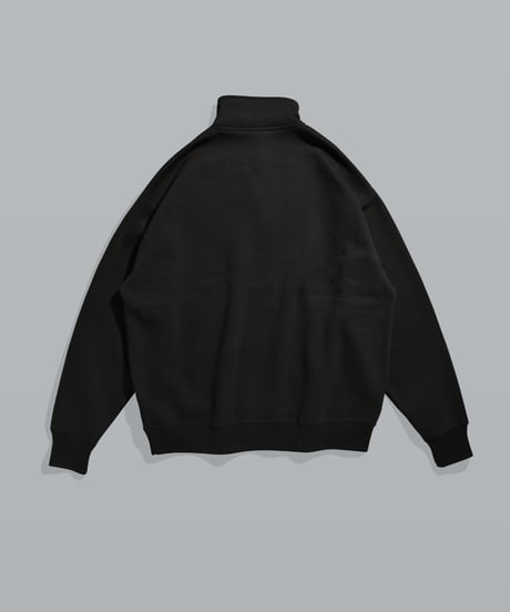 Hype Logo Halfzip Sweat / Black