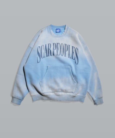 Vintage Hue Crewneck Sweat / Blue