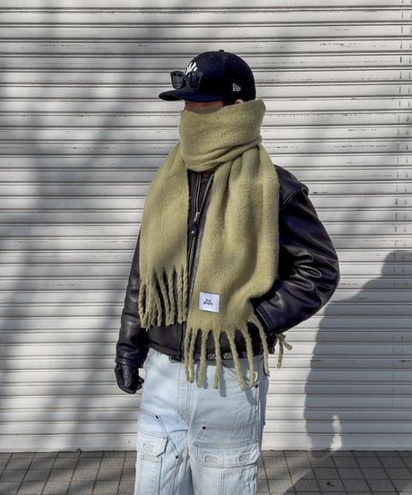 Volume Fringe Scarf