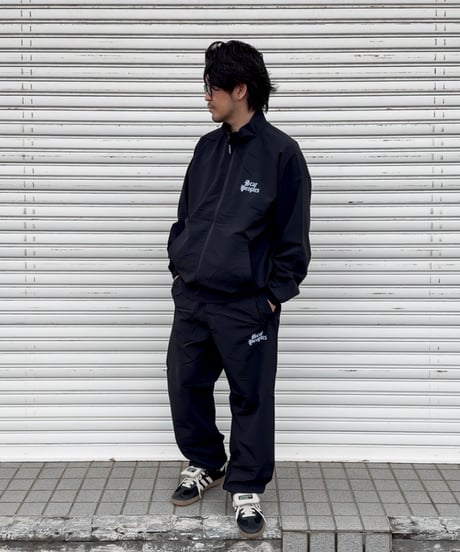 Alpha Logo Nylon Pants / Black