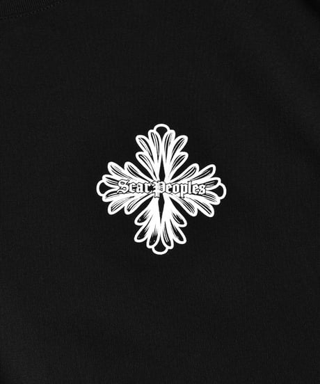 Blossom Cross Box Tee / Black