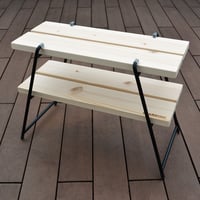 【受注生産品】サイドテーブル&シェルフM(W450)：GIA-HB450M：NA