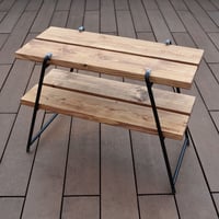【受注生産品】サイドテーブル&シェルフM(W450)：GIA-HB450M：WN