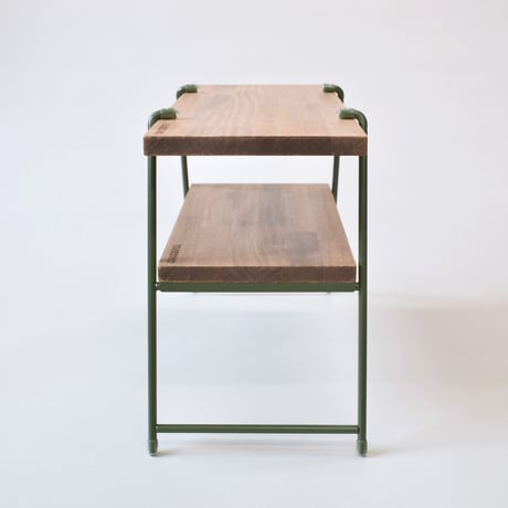 【受注生産品】ストッパー付きアウトドア用サイドテーブル：GIA-M-ST450