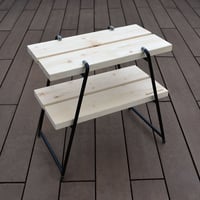 【受注生産品】サイドテーブル&シェルフM(W350)：GIA-HB350M：NA