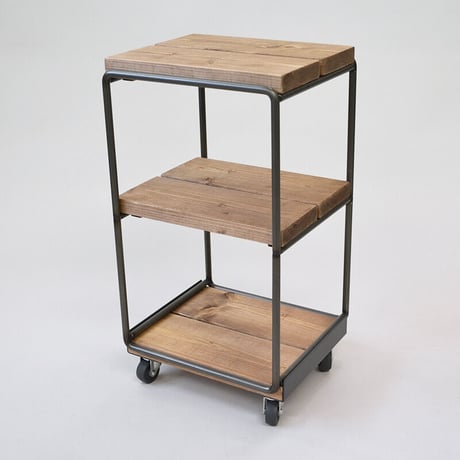 【受注生産品】ボックス型ミニシェルフキャスター付：GIARDINO Scaffale with caster：GIA-001C-WN