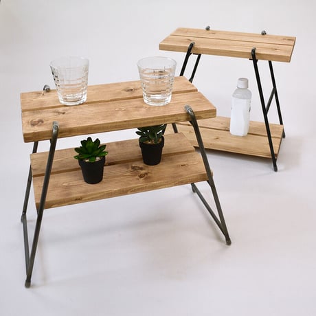 【受注生産品】サイドテーブル&シェルフM(W350)：GIA-HB350M：WN