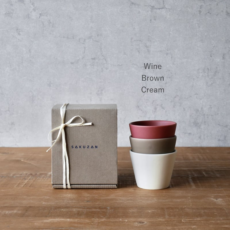 Sara Mini Cup3個セット（Box入り） | SAKUZAN 公式オンライン
