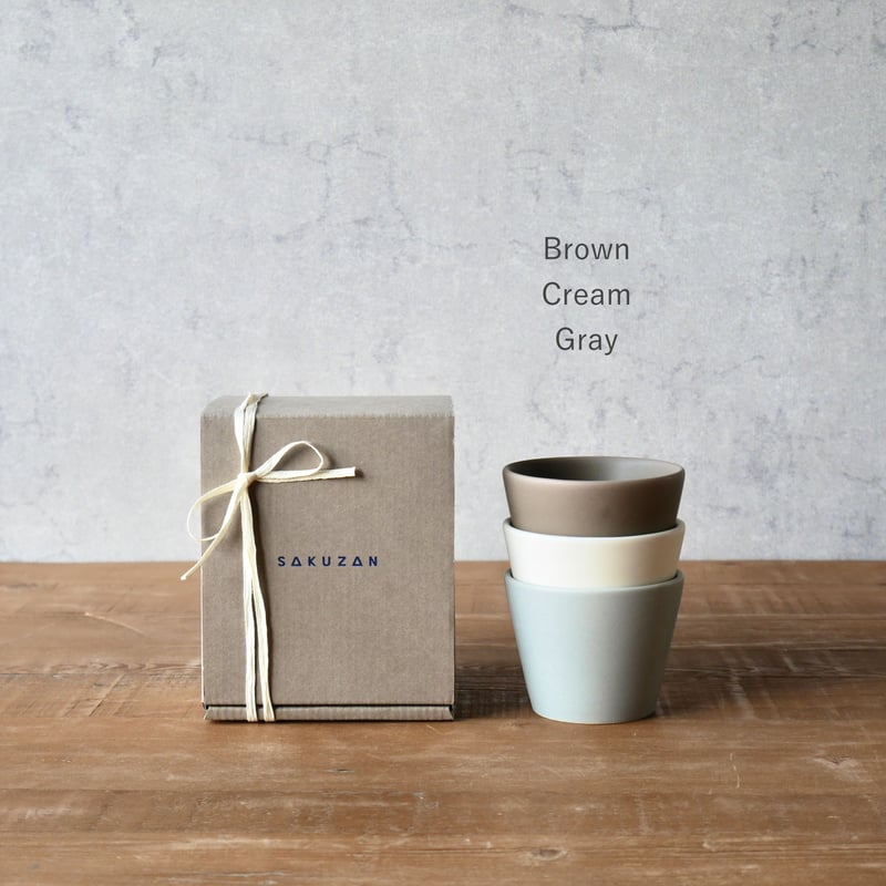 Sara Mini Cup3個セット（Box入り） | SAKUZAN 公式オンラインストア
