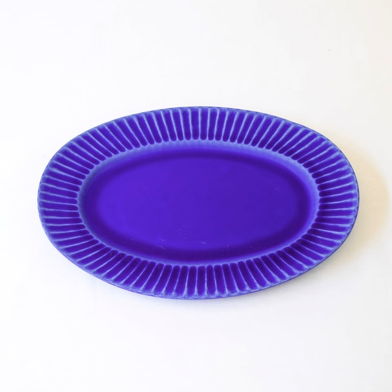 Stripe Oval L(楕円皿) | SAKUZAN 公式オンラインストア Stripe Oval L(楕円皿) | SAKUZAN 公式オンラインストア
