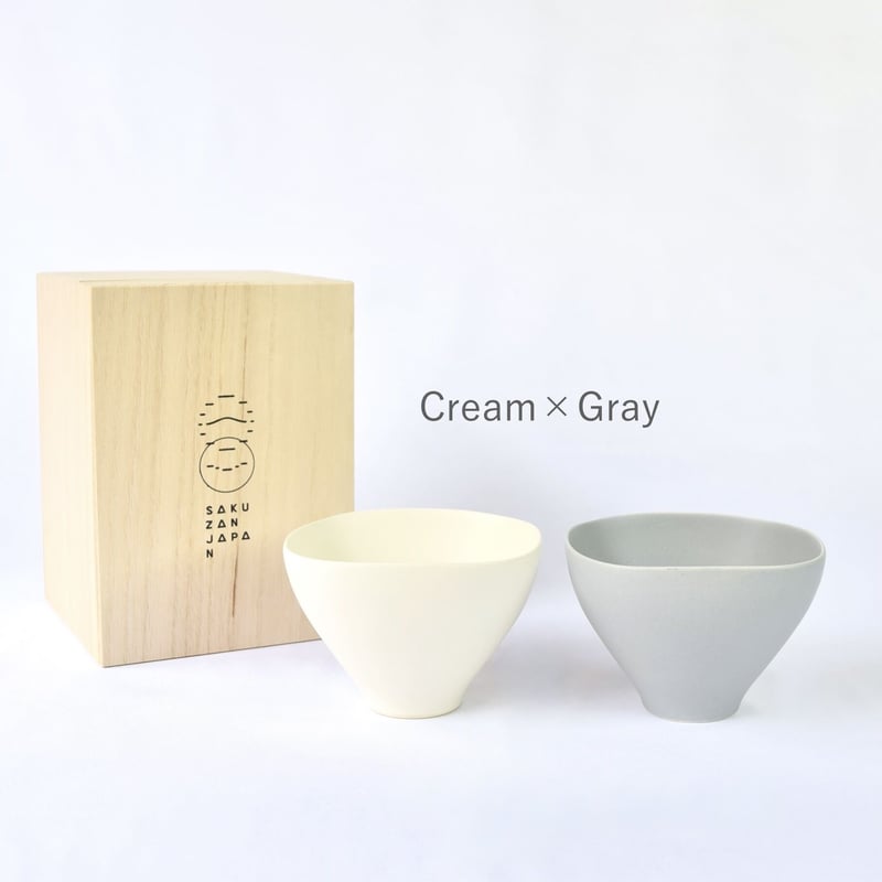 カオリ　さくらんぼカップ・フリーカップ・板皿 Sara Lotus Cup ペア 木箱入り（帯巻き包装） | SAKUZAN 公式