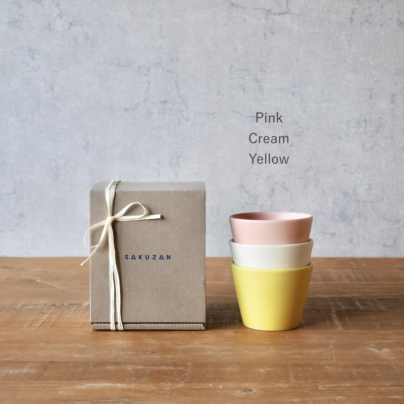 Sara Mini Cup3個セット（Box入り） | SAKUZAN 公式オンラインストア